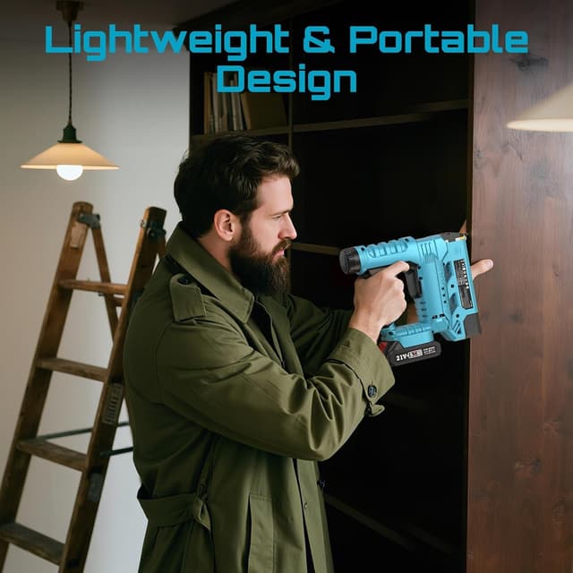 Thumbnail 2 de SEESII J-133 Pistola de clavos 2 en 1 2.0Ah