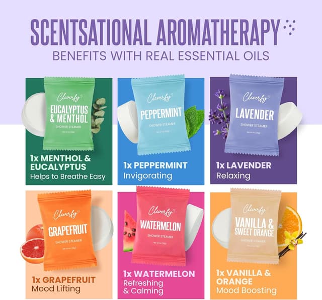 Thumbnail 4 de Cleverfy Shower Steamers 6 Tablets