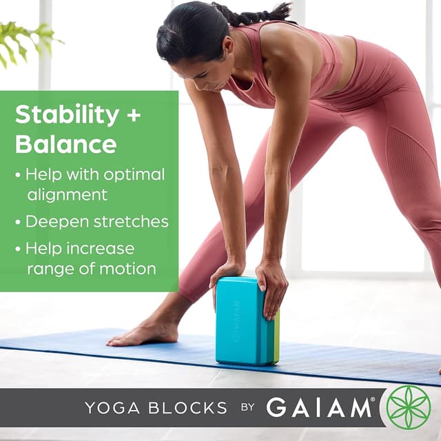Thumbnail 1 de Gaiam Yoga Block supportive foam block ๐ง