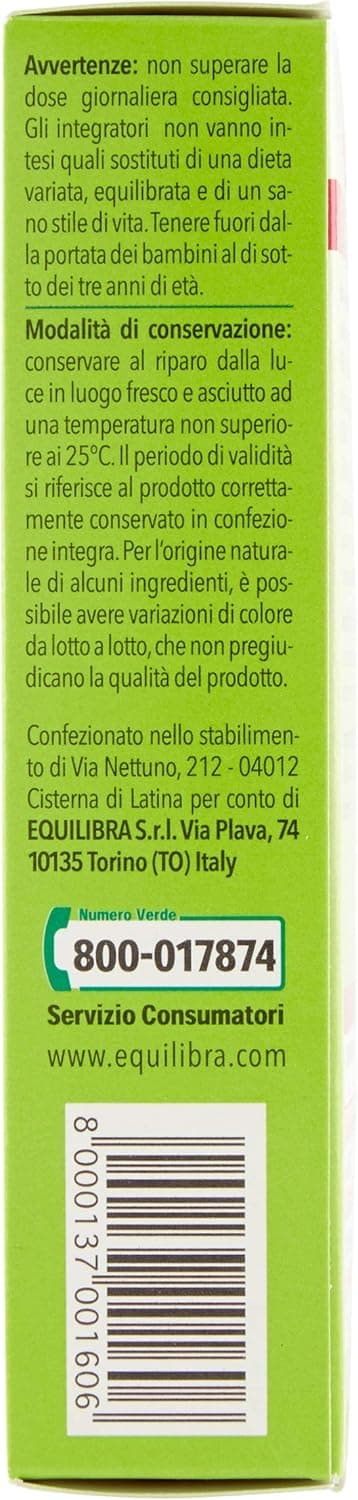 Detalle 2 de equilibra Omega 3-6 integratore 32 capsule per cuore e vista 💊