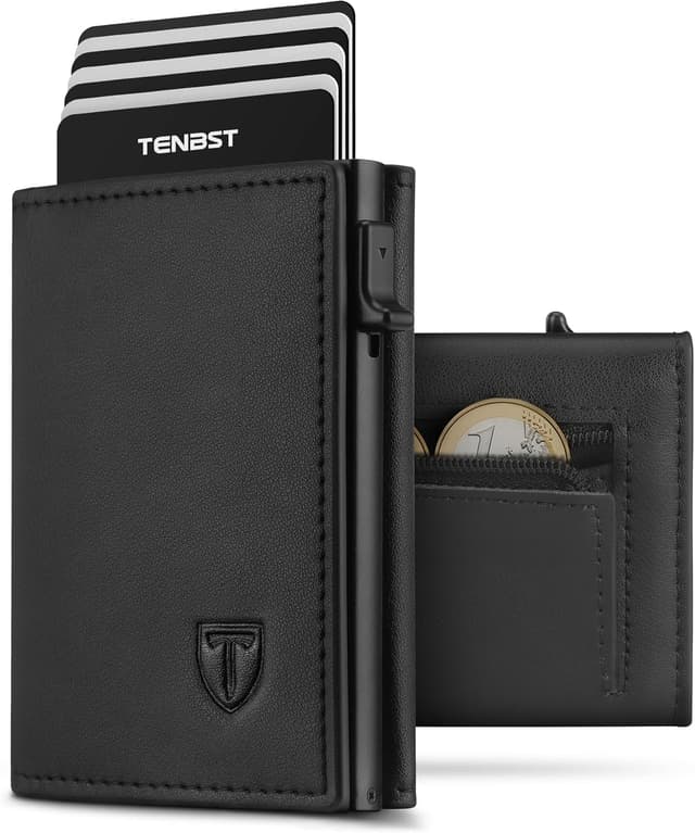 Imagen de TENBST Geldbörse Herren Slim Wallet 10 Karten 📇 en OfertitasTOP