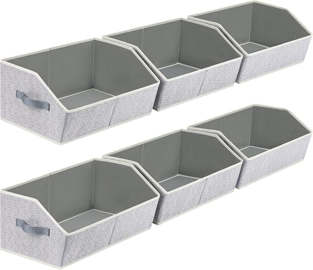 Detalle de Homsorout Closet Organizer Bins 6 Pack