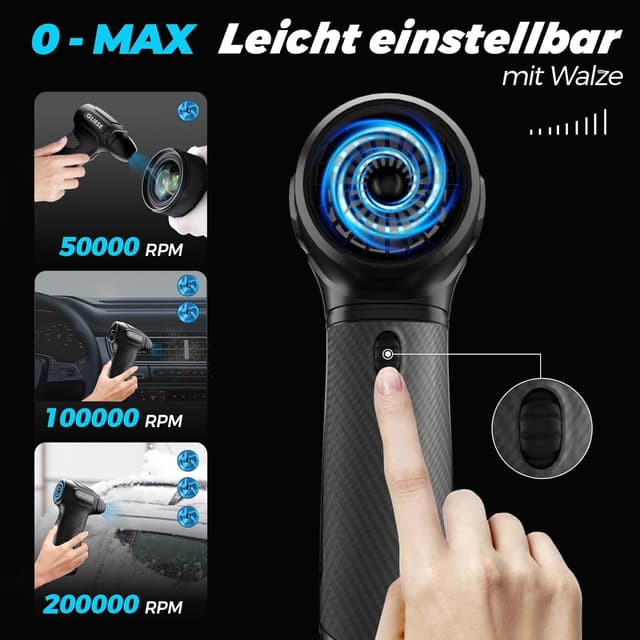 Detalle 2 de GLIESE Druckluftreiniger 200.000 U/min