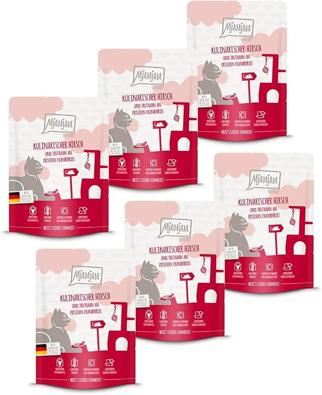 Detalle 2 de MjAMjAM Comida húmeda Premium para gatos 6×300 g 🐱