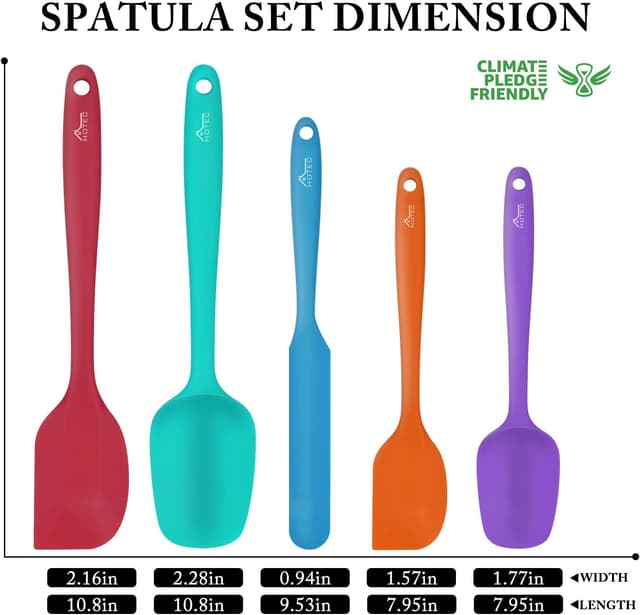 Thumbnail 1 de Hotec Heat Resistant Spatula Set 600℉