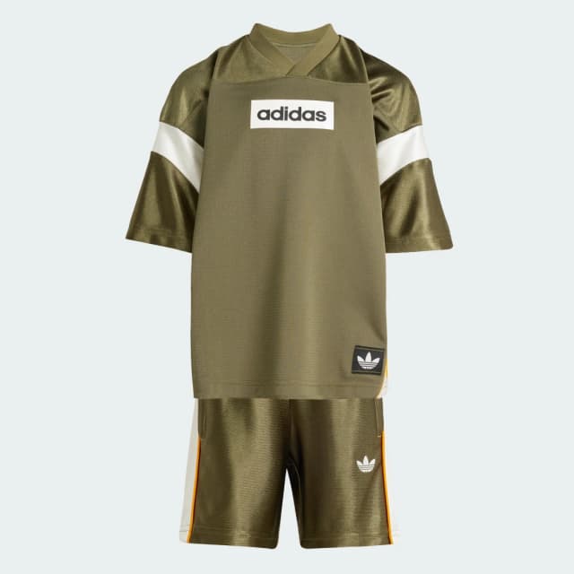 Thumbnail 3 de Adidas Short Tee Set Kids 1 conjunto verde