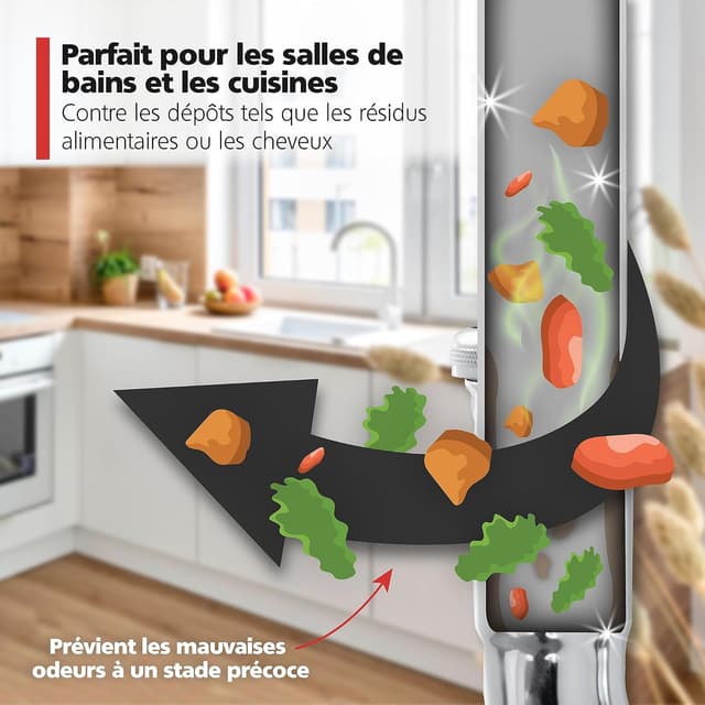 Detalle de Nirox Déboucheur à ventouse à pompe à air comprimé pour évier et canalisations haute pression