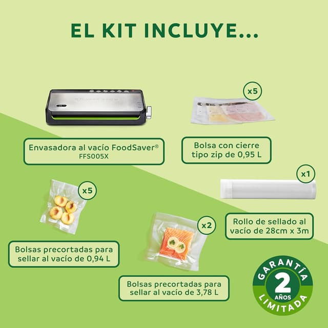 Thumbnail 6 de FoodSaver FFS005X Máquina de vacío con accesorios y almacenamiento 🥩