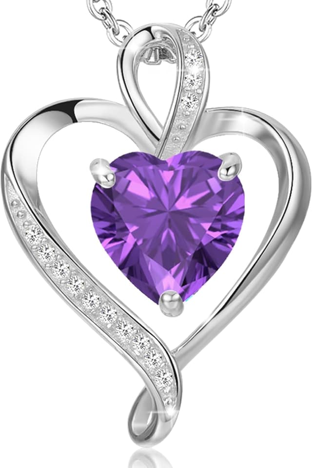 Thumbnail 6 de LAVUMO Damen Halskette mit Herzanhänger aus 925 Sterlingsilber (Herzkette, Zirkonia & Messing-Element)