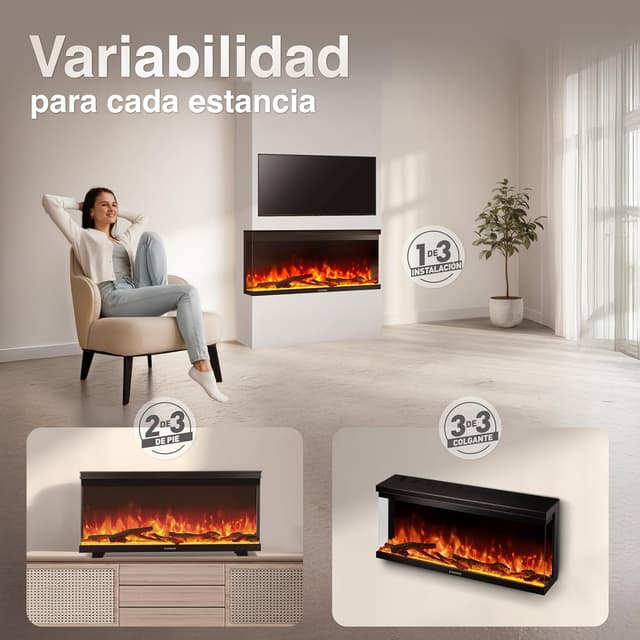 Thumbnail 1 de KAMINIO Chimenea Lea 36 eléctrica