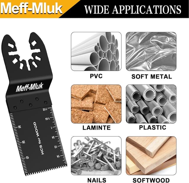 Thumbnail 4 de Meff-Mluk 50PCS Oscillating Tool Blades 50 pack