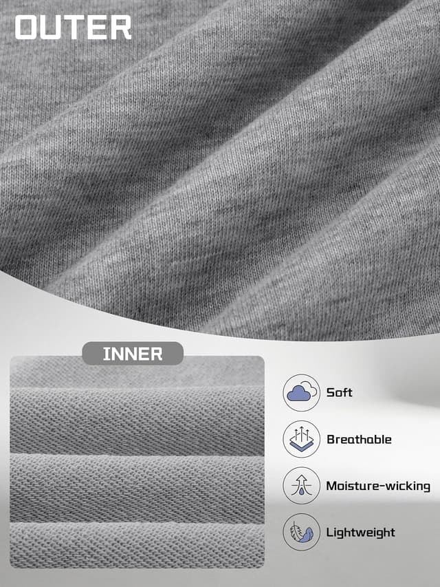 Detalle 1 de Aocku 4 Pack Men’s Athletic Sweatpants