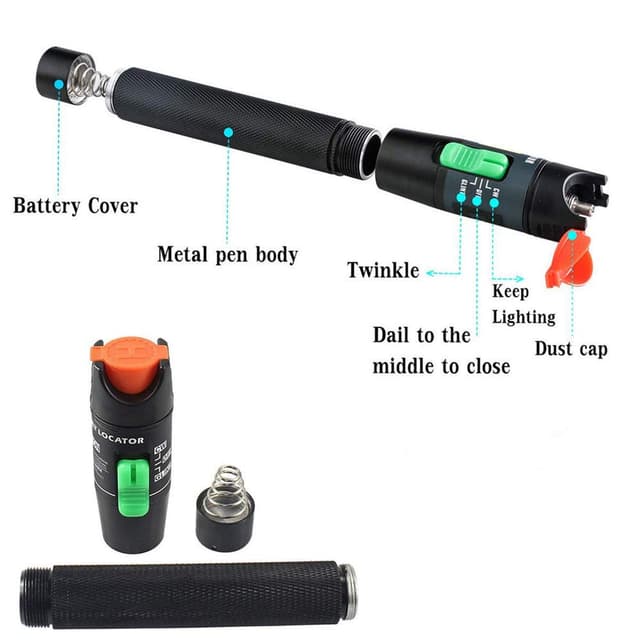Detalle de DAXGD Visual Fault Locator 30 km Reichweite