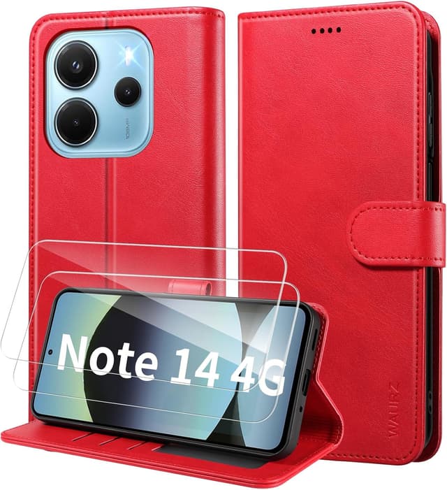 Detalle de WAURZ Cover Redmi Note 14 4G in pelle