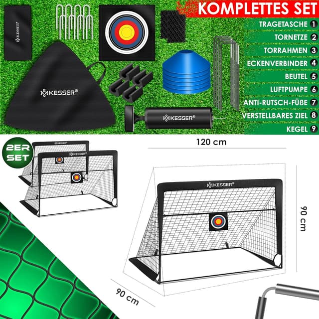 Thumbnail 2 de KESSER Fussballtor 2er Set 120 cm