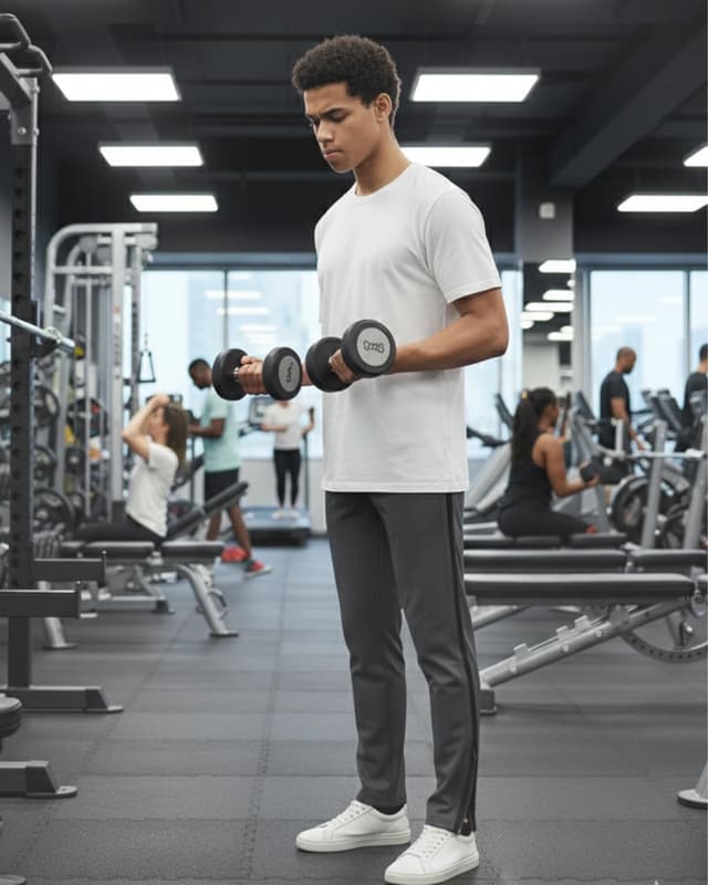 Thumbnail 6 de Zylioo Tall Mens Track Pants with Side Stripe extra-long joggers and zip pockets