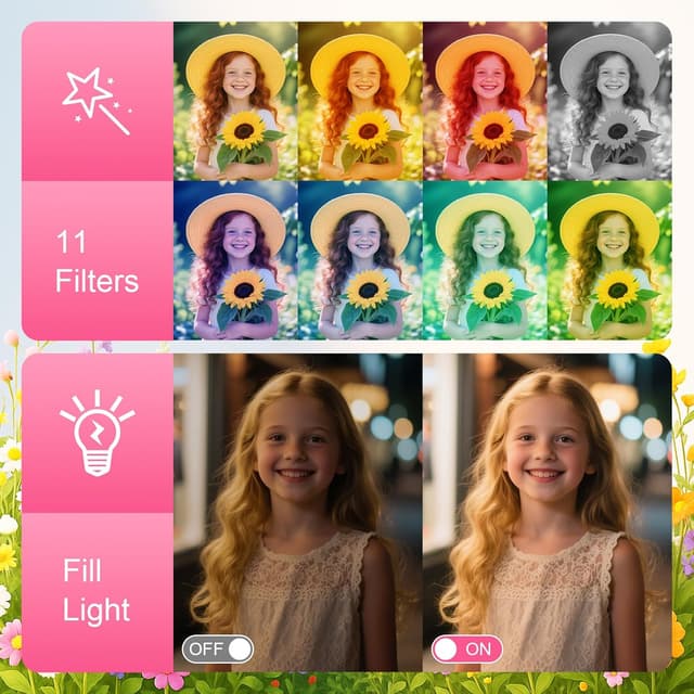 Thumbnail 5 de 4K Digital Camera 64MP 2.8" Compact vlogging camera