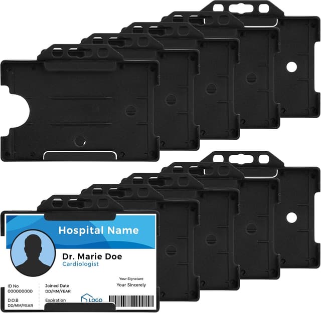 Detalle de Vicloon Porta badge con lato aperto 10 pezzi