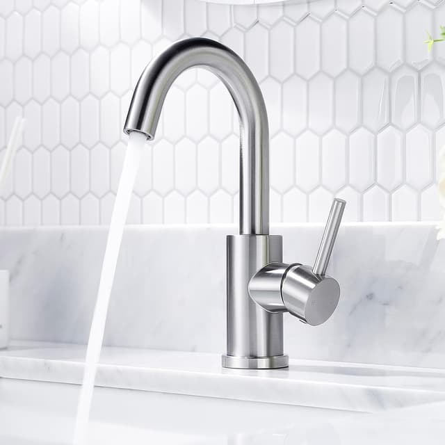 Detalle 2 de FORIOUS Wasserhahn Bad 360° Edelstahl