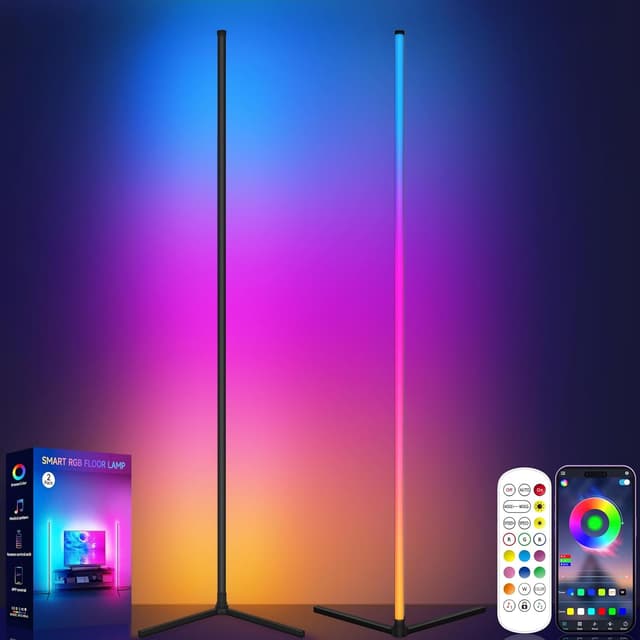 Detalle de Tyute Corner Floor Lamp 2 Pack