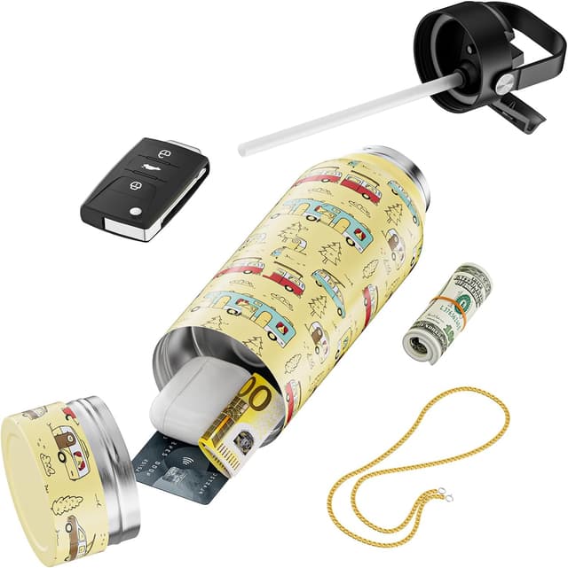 Thumbnail 6 de Bottiglia d’acqua Sicura con scomparto nascosto e acciaio inox 1,18L