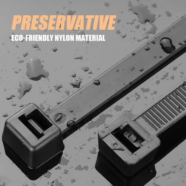 Thumbnail 2 de Caiery 600 x 10 mm Kabelbinder 100 Stück