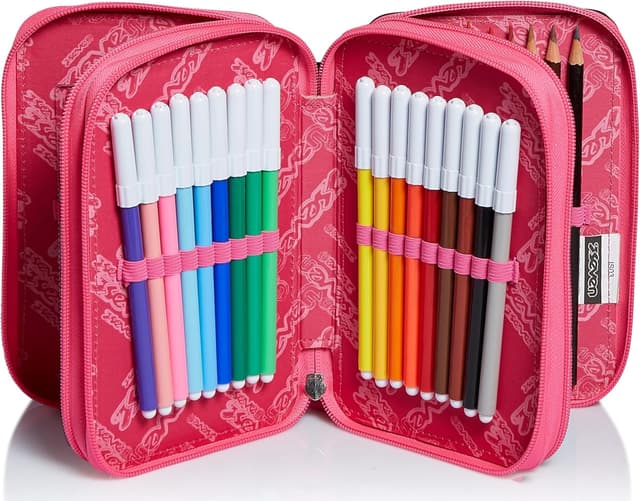 Thumbnail 1 de Seven Estuche Escolar IRIDESCANT 3 compartimientos 12,5x19,5x7 cm