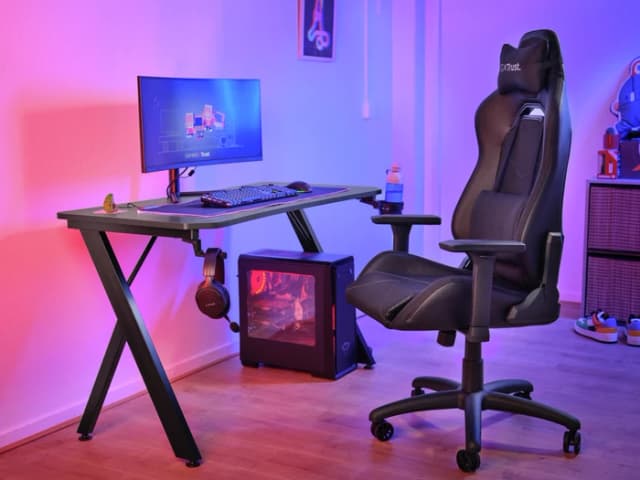 Thumbnail 10 de Trust GXT 700 Omnius Gaming-Schreibtisch (120 x 60 cm) in Schwarz