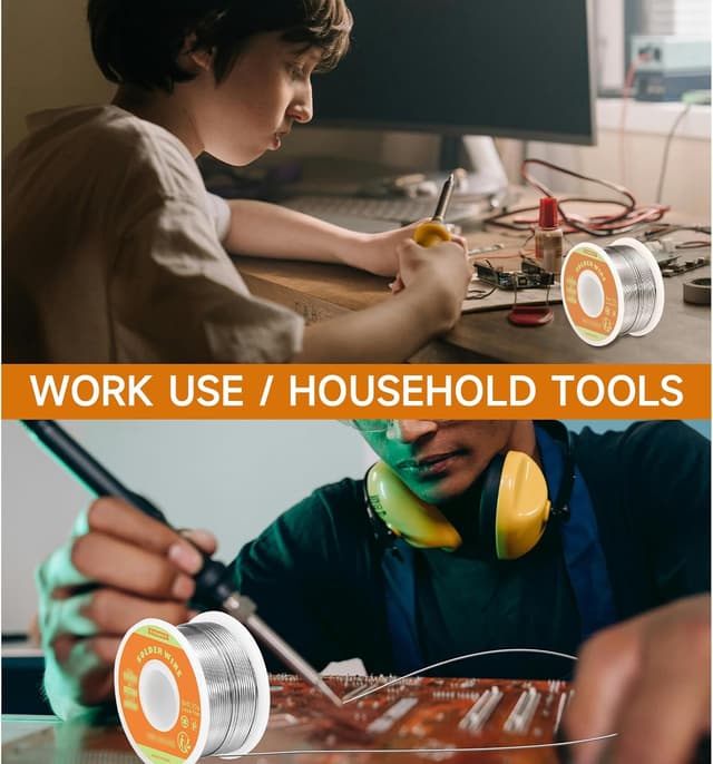 Thumbnail 6 de TOWOT Lead Free Rosin Core Solder Wire