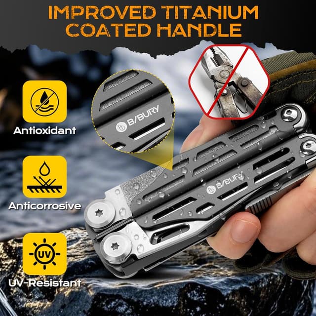 Thumbnail 2 de BIBURY Multitool 19‑in‑1 Edelstahl