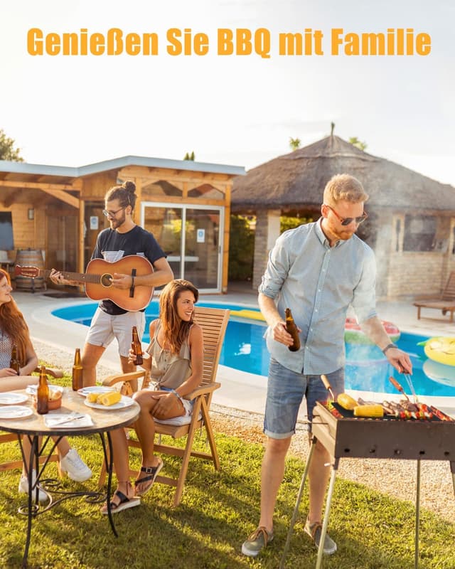 Detalle 1 de BBQ Grillmatte für Gasgrill 5er Set