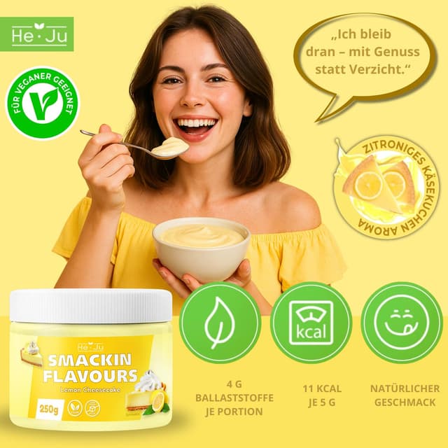 Thumbnail 2 de He-Ju Flavour Pulver Lemon Cheesecake 250g 🍋