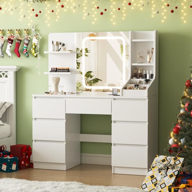 Thumbnail 4 de TRIUMPHKEY Toeletta con Luci LED 7 cassetti 💄