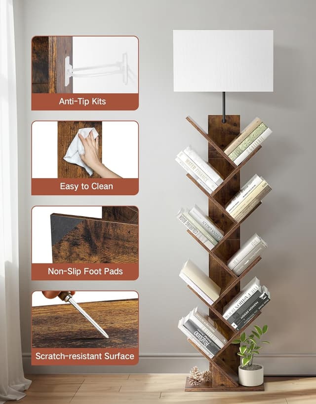 Thumbnail 6 de OUTONLIFE Libreria ad Albero 9 ripiani