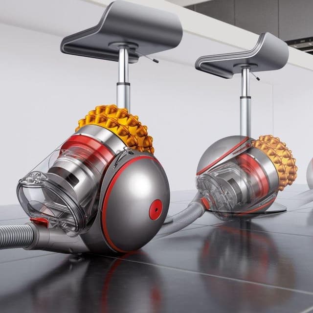 Detalle 2 de Dyson Cinetic Big Ball Multi Floor 2 aspiradora sin bolsa 700W depósito 0,8L gris y amarillo