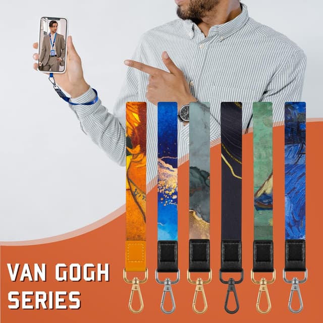 Thumbnail 6 de Sunflower Phone Lanyard & Crossbody Neck Lanyard with Wrist Strap, keyring and card holder pads