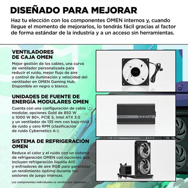 Thumbnail 5 de HP OMEN GT16-0091ns sobremesa gaming, 32 GB RAM