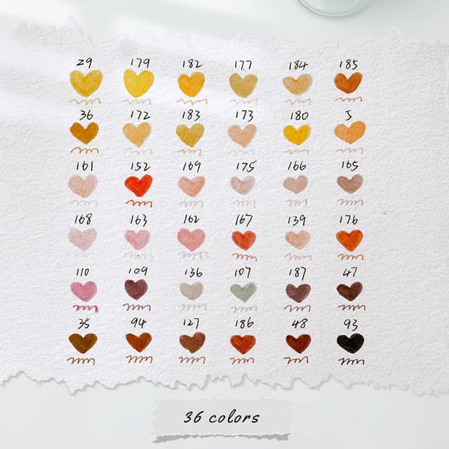 Thumbnail 2 de Ohuhu Filzstifte Hauttöne 36er Set 🎨