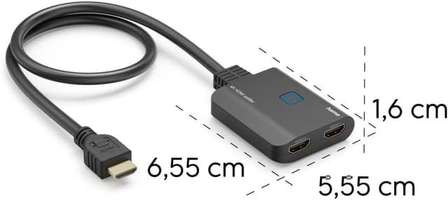 Thumbnail 5 de Hama HDMI Splitter 4K 1 In 2 Out 60 cm