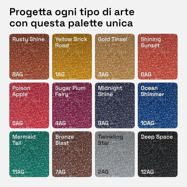 Thumbnail 1 de ARTISTRO Glitter Paint Pens 0.7mm 12ct