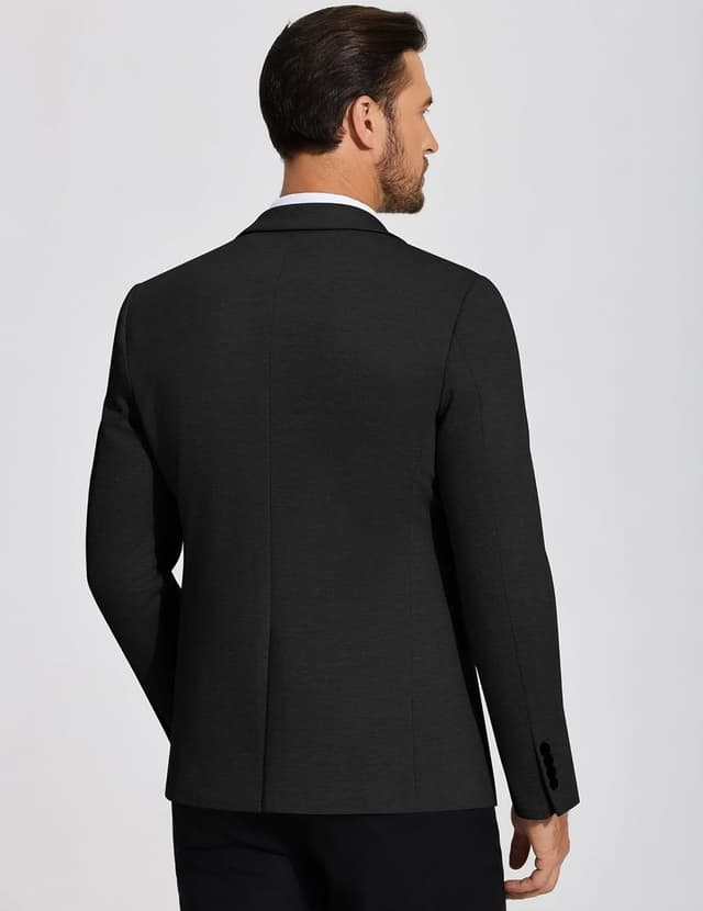 Detalle de COOFANDY Mens Knit Blazer Sport Coat