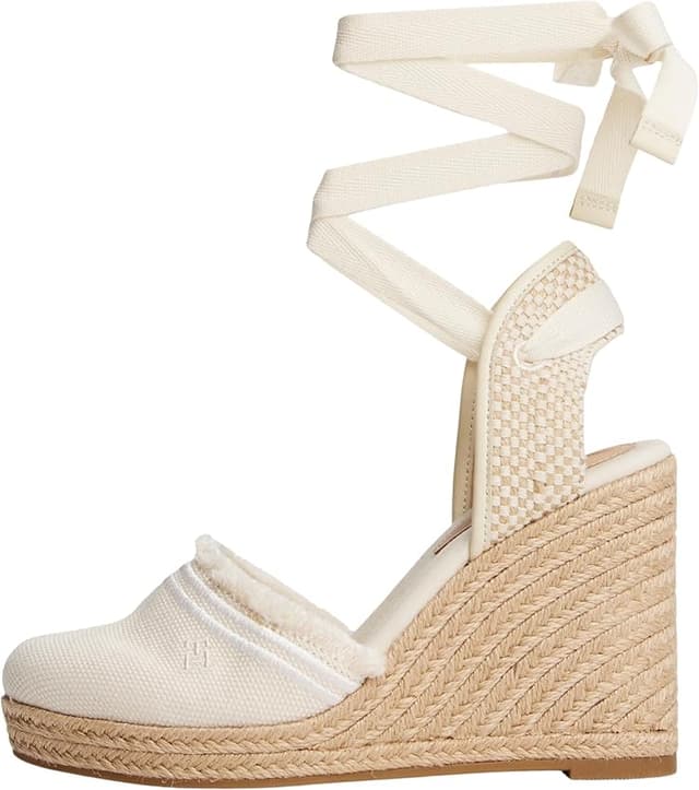 Thumbnail 4 de Tommy Hilfiger Alpargatas Fringe Canvas tacón 38