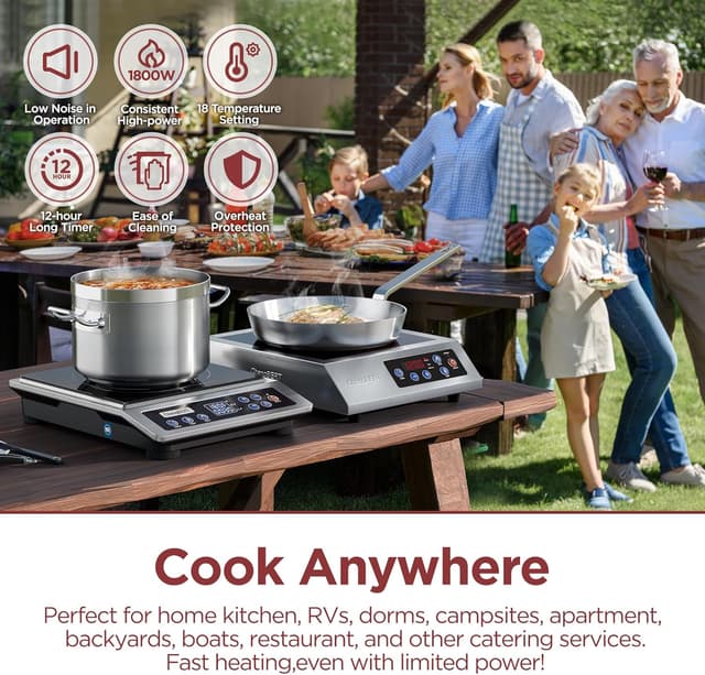 Thumbnail 2 de ChangBERT Portable Induction Cooktop 1800W