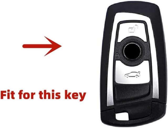 Detalle 2 de OTMIK Autoschlüssel Abdeckung aus Zinklegierung – passend für BMW Schlüssel (schwarze 3 Knöpfe)