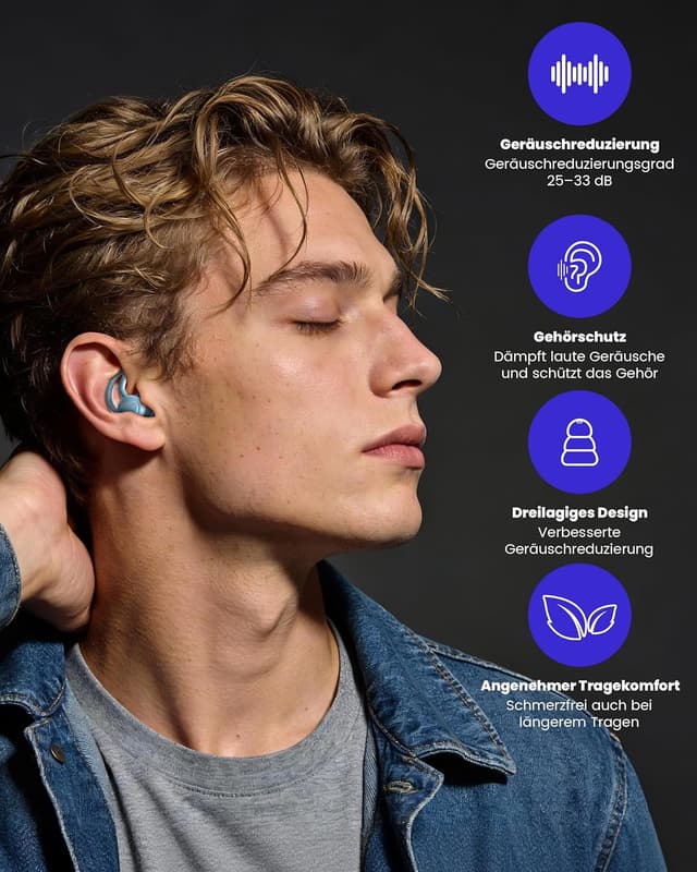 Thumbnail 2 de Ohrstöpsel zum Schlafen 32dB