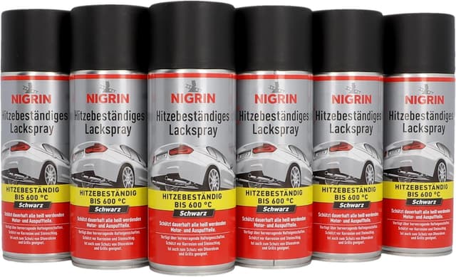 Detalle 2 de NIGRIN Lackspray 400 ml Autolack schwarz matt
