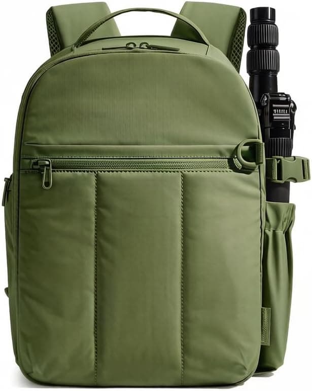 Detalle de bagsmart Kamerarucksack wasserdicht mit 13,6-Zoll-Laptopfach – Fotorucksack für Sony, Nikon, Canon