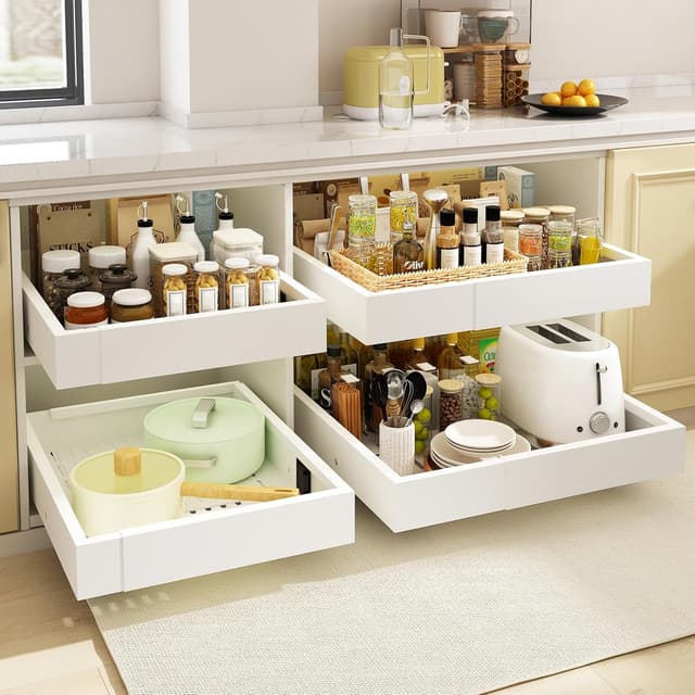 Detalle 2 de Mointal 2 Piezas Cajón Telescópico 32-53 cm