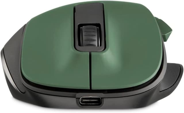 Detalle 2 de Hama MW-500 Recharge ergonomic wireless mouse (2.4 GHz, 6 buttons, 800/1200/1600 dpi) – Forest