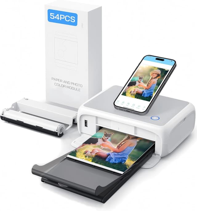 Imagen de WOLFANG Impresora fotográfica instantánea 54 hojas en OfertitasTOP